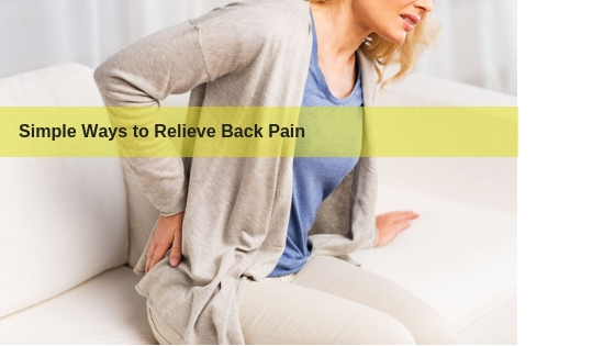 simple ways to relieve back pain