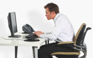 simple ways to improve back pain for desk workers